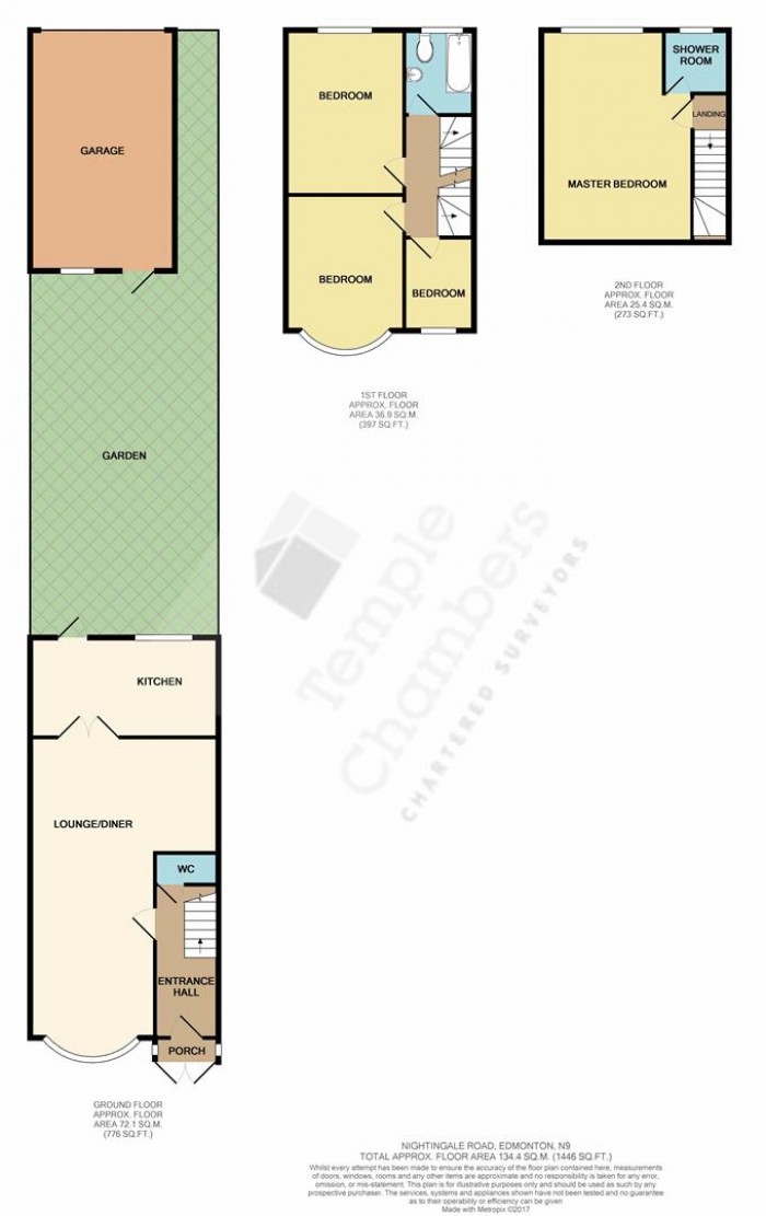 Floorplan for Nightingale Road, Edmonton, N9