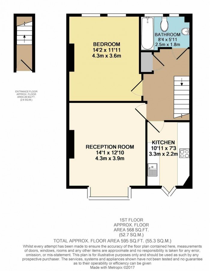 Floorplan for Lightcliffe Road, London