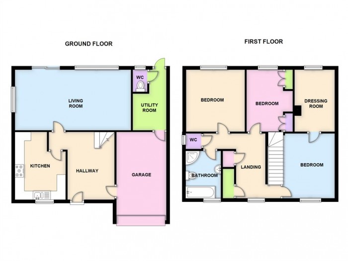 Floorplan for Ware Road, Hertford