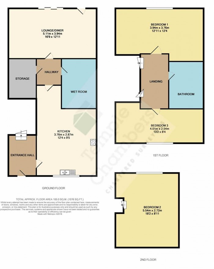 Floorplan for Holly Road, Enfield