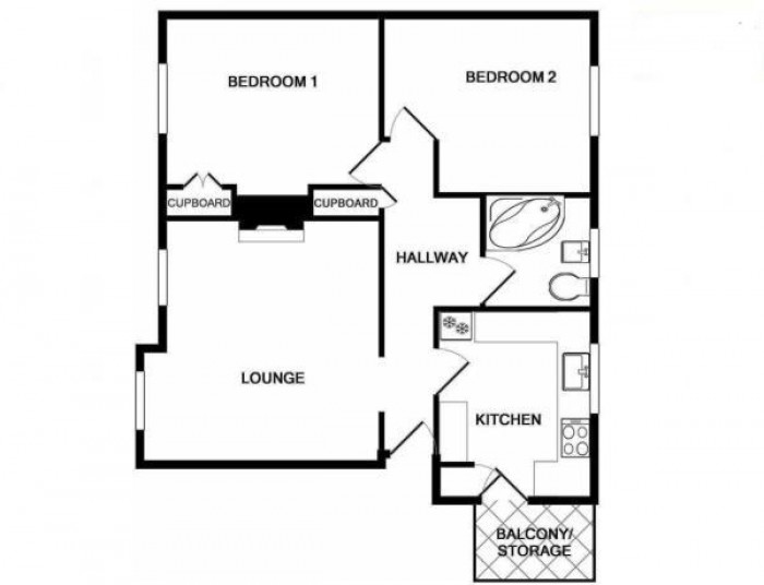 Floorplan for Baker Street, Enfield