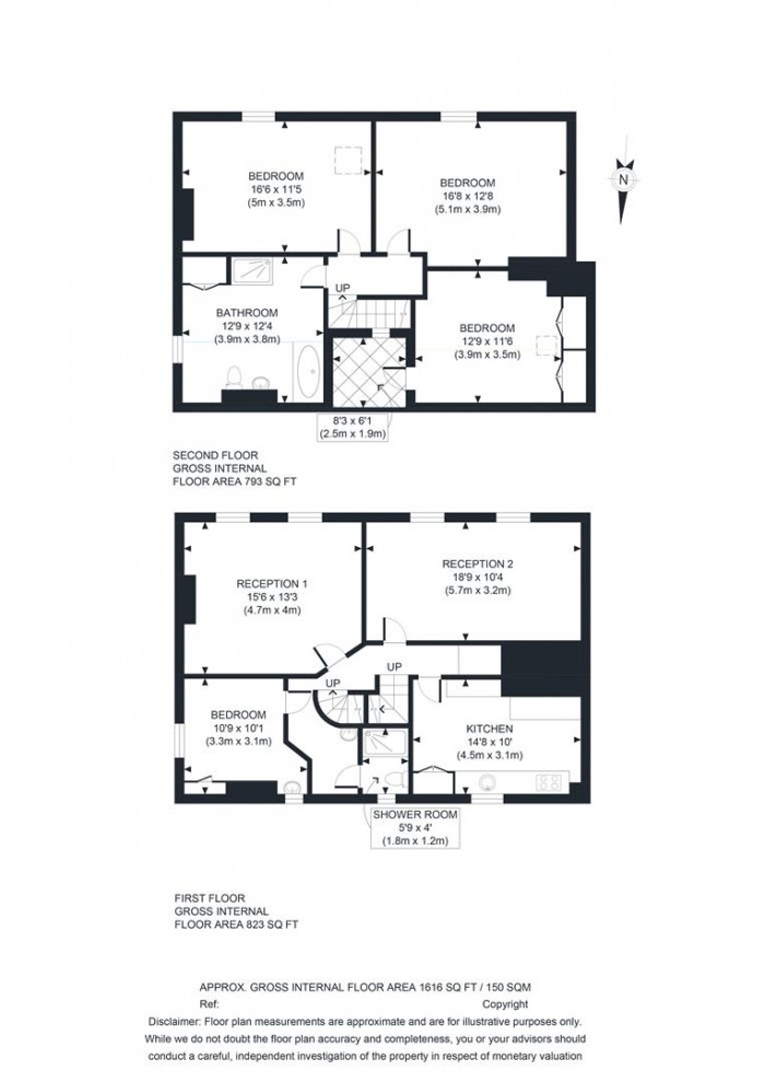 Floorplan for Victoria Park Square, London