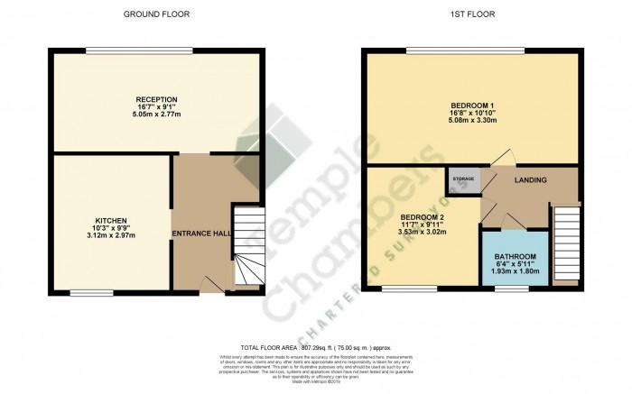 Floorplan for Hertford Road, Enfield