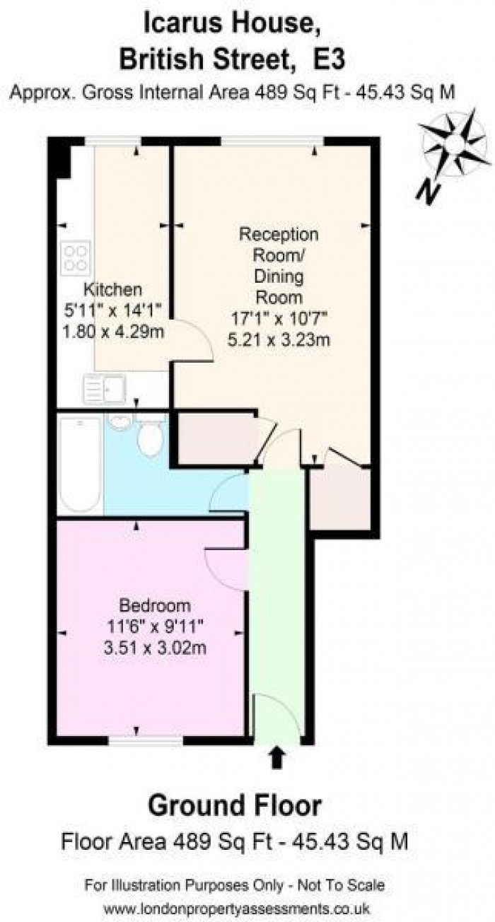 Floorplan for British Street, London