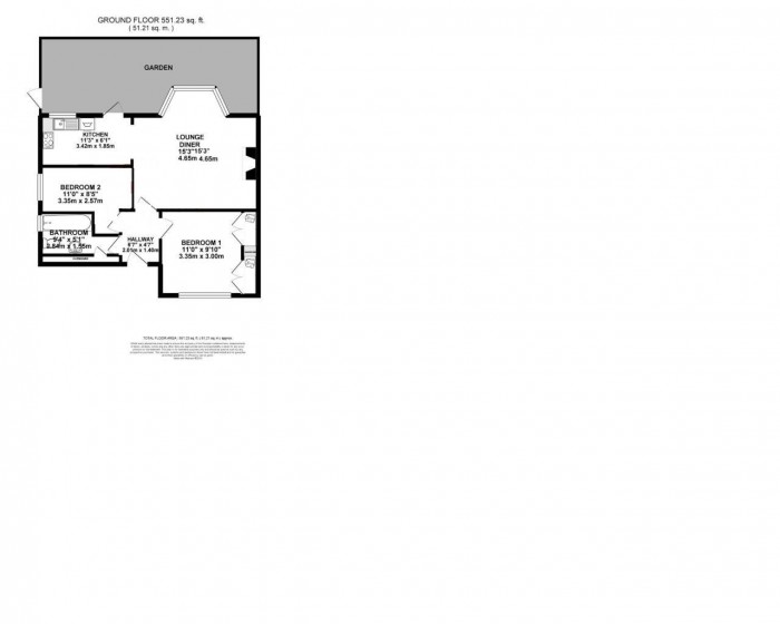 Floorplan for Park Road, Enfield