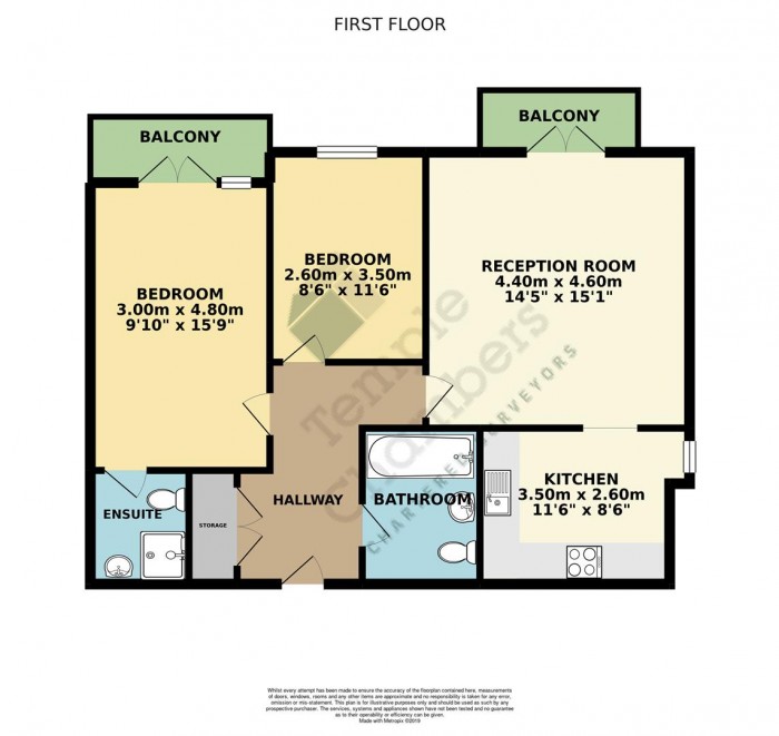 Floorplan for Twig Folly Close, London