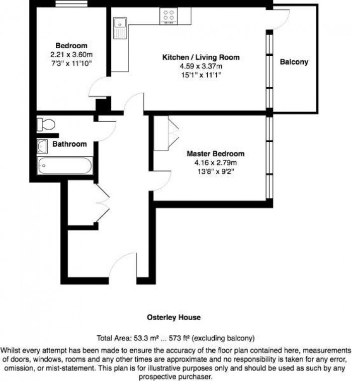 Floorplan for Giraud Street, London