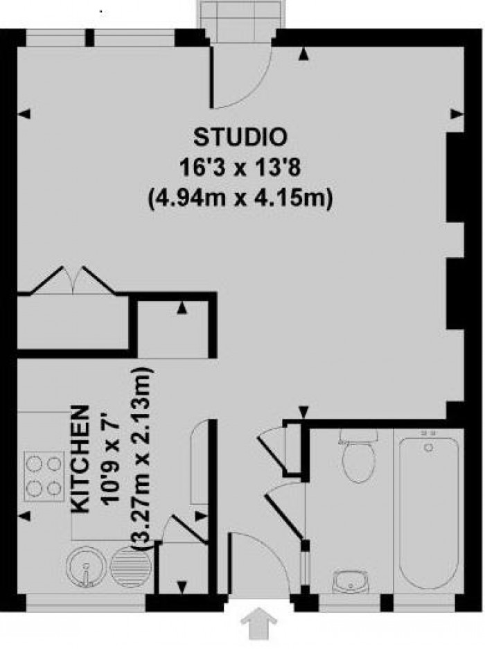 Floorplan for Old Church Road, London