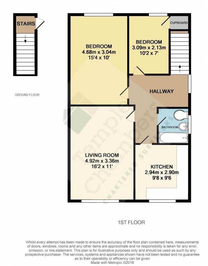 Floorplan for Durants Park Avenue, Enfield