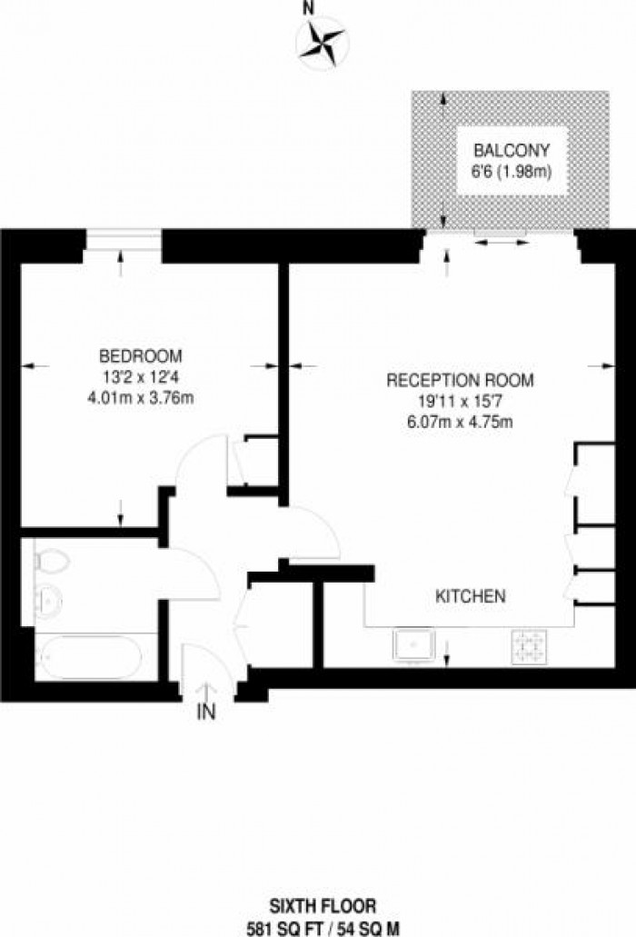 Floorplan for Mirabelle Gardens, London