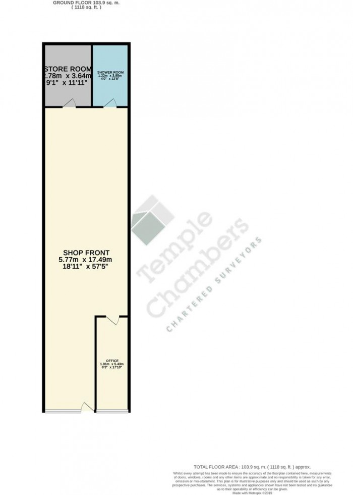 Floorplan for High Road Leytonstone, London