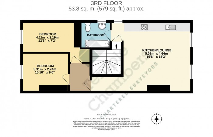 Floorplan for Bruce Grove, London