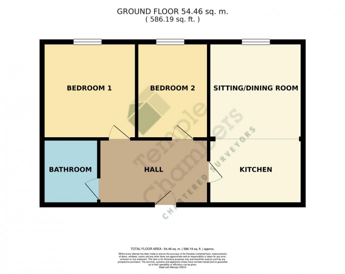 Floorplan for Elder Court, Mead Lane, Hertford