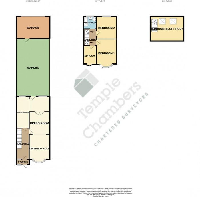 Floorplan for Linden Gardens, Enfield