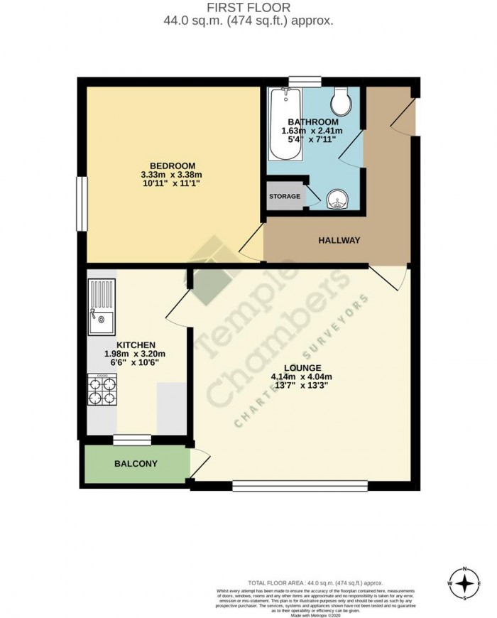 Floorplan for Dunraven Drive, Enfield