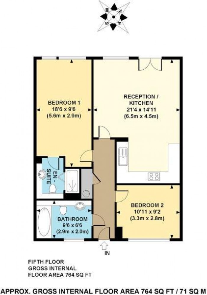 Floorplan for Meath Crescent, London