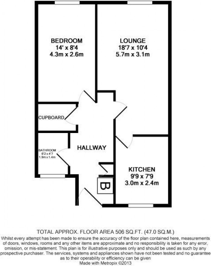 Floorplan for Ballance Road, London