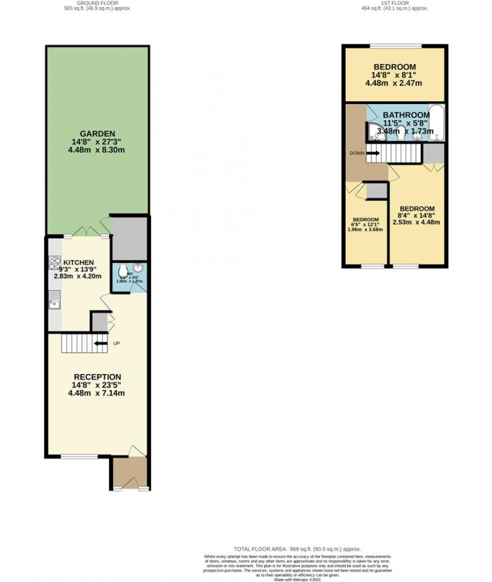 Floorplan for Westmoor Gardens, Enfield