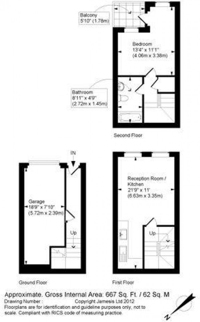 Floorplan for Greenland Mews, London