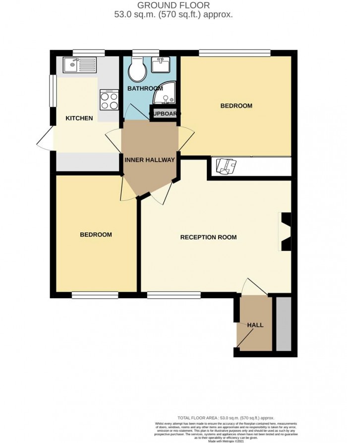 Floorplan for Barrowell Green, London