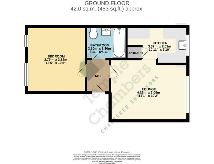 Floorplan for Green Pond Close, London