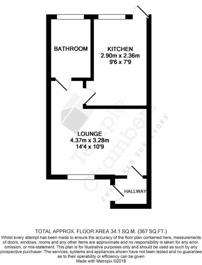 Floorplan for Baynes Close, Enfield