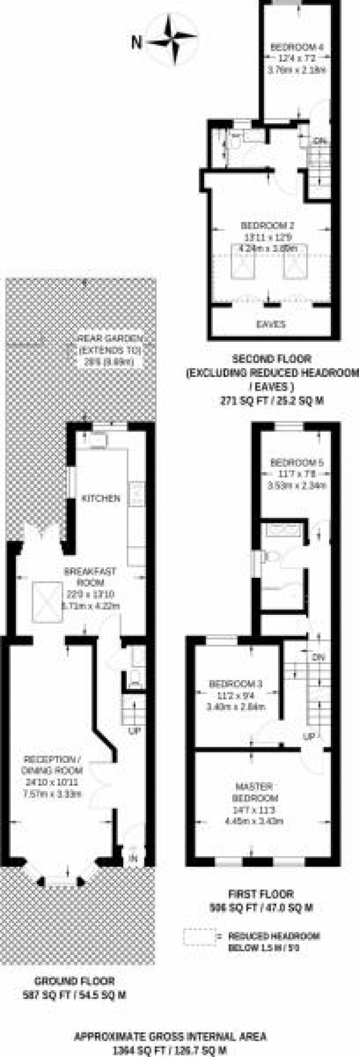 Floorplan for Caistor Park Road, London