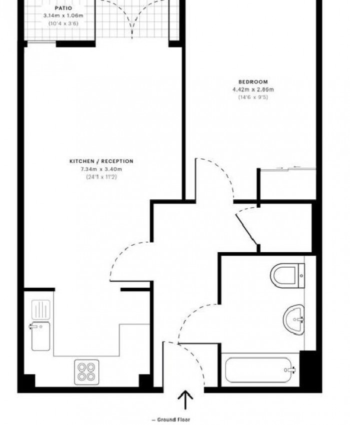 Floorplan for Annabel Close, London