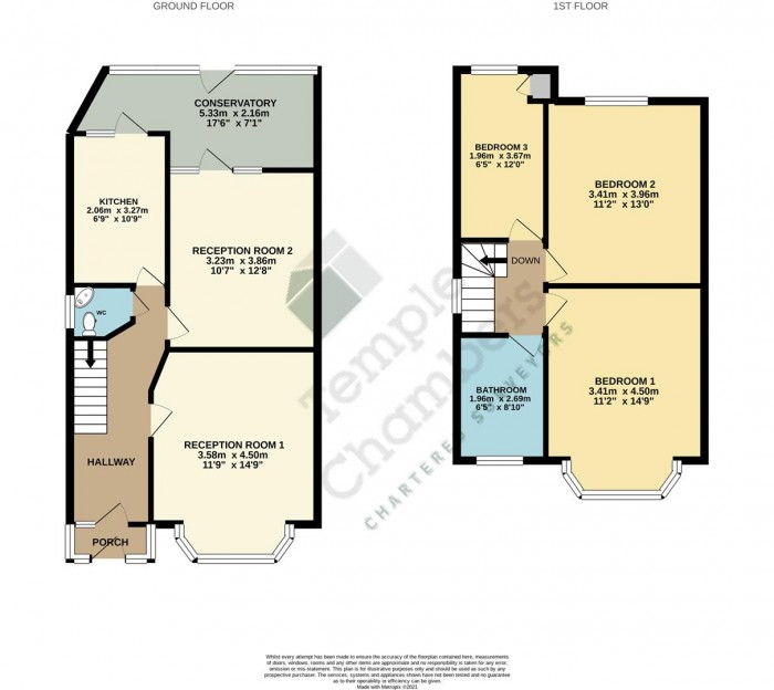 Floorplan for Crawley Road, Enfield