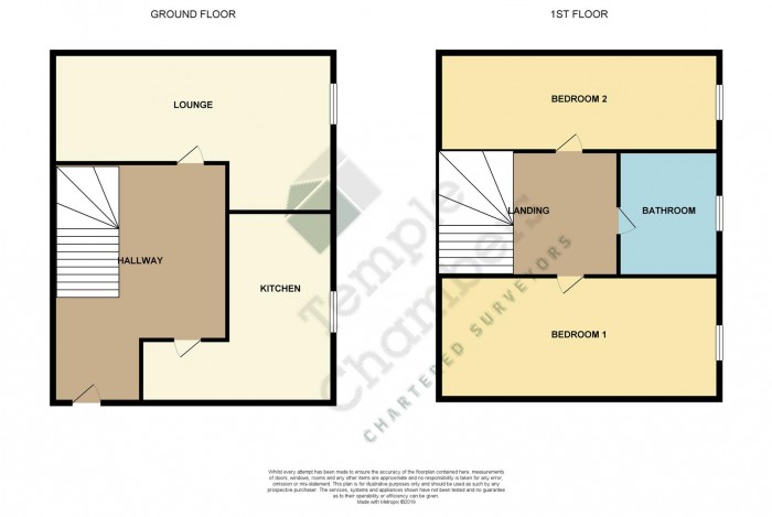 Floorplan for Evron Place, Hertford