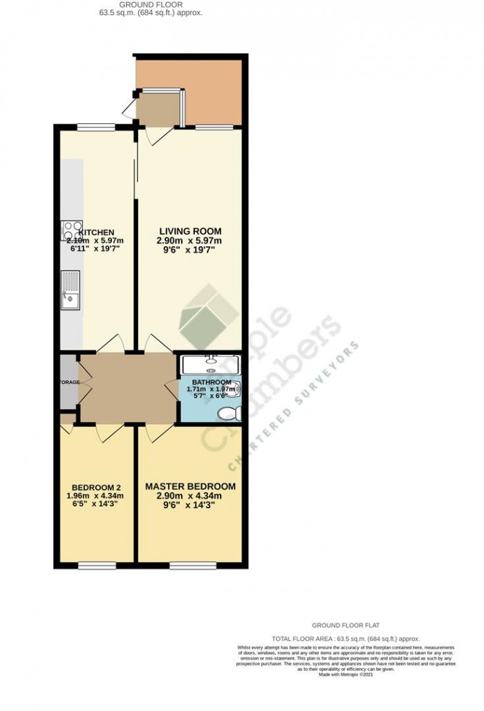 Floorplan for Pembury Road, London