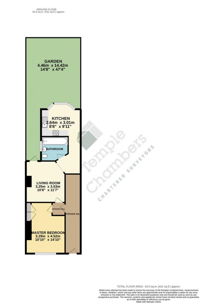 Floorplan for Moorefield Road, London