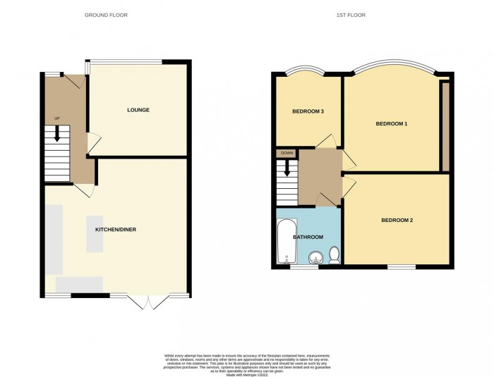 Floorplan for Melbourne Way, Enfield