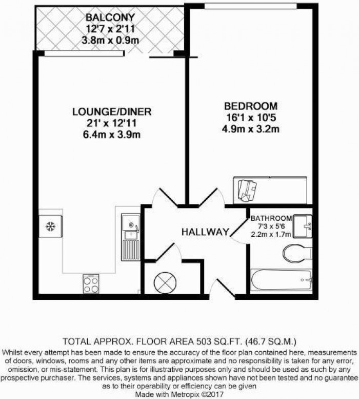 Floorplan for Western Gateway, London