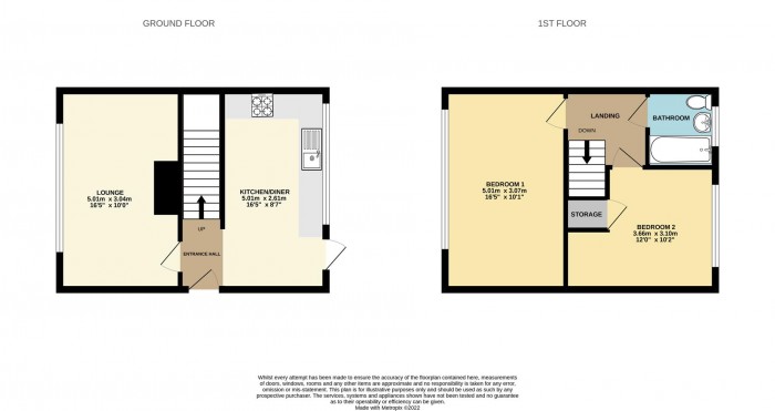 Floorplan for Tilbury Mead, Harlow