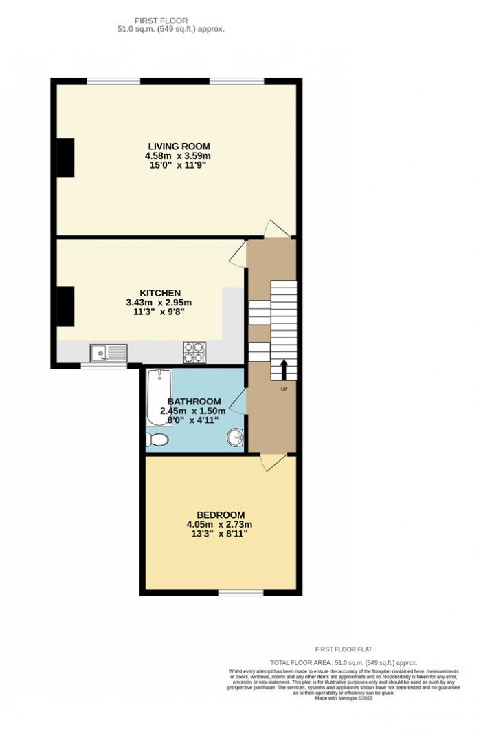 Floorplan for St. Pauls Road, London