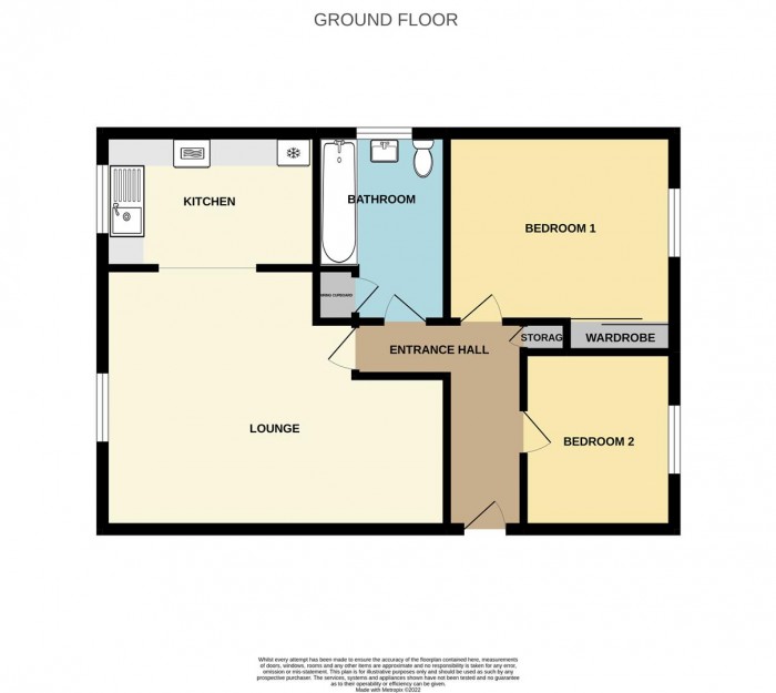 Floorplan for Aynsley Gardens, Harlow