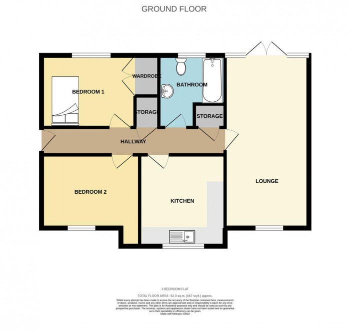 Floorplan for Lee Conservancy Road, London, E9