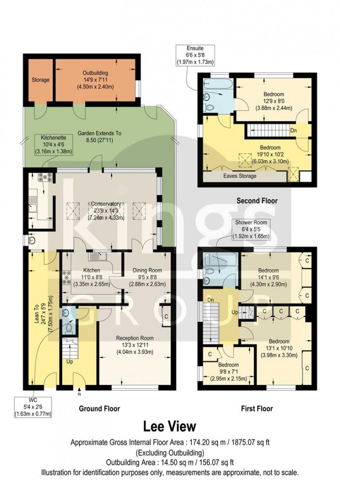 Floorplan for Lee View, Enfield