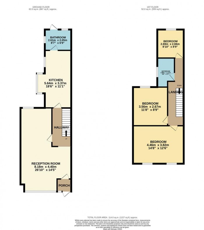 Floorplan for Cumberland Road, London