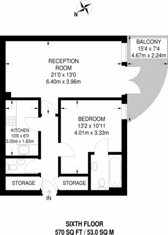 Floorplan for Central House, High Street London