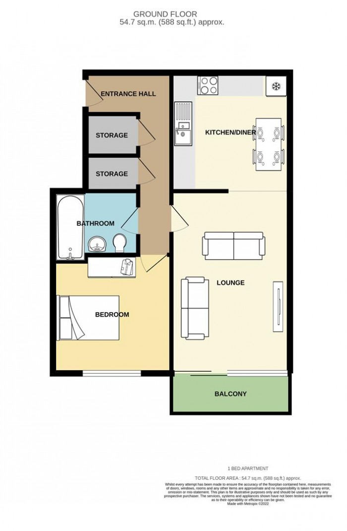 Floorplan for 5 Spencer Way, London