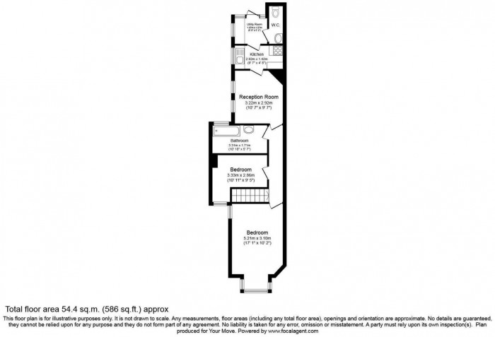Floorplan for Lansdown Road, London
