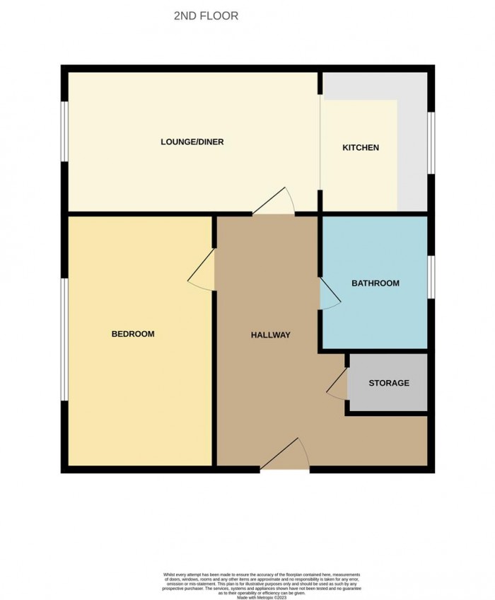 Floorplan for Wedgewood Drive, Church Langley