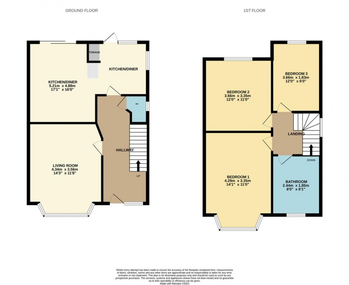 Floorplan for Amberley Road, Enfield