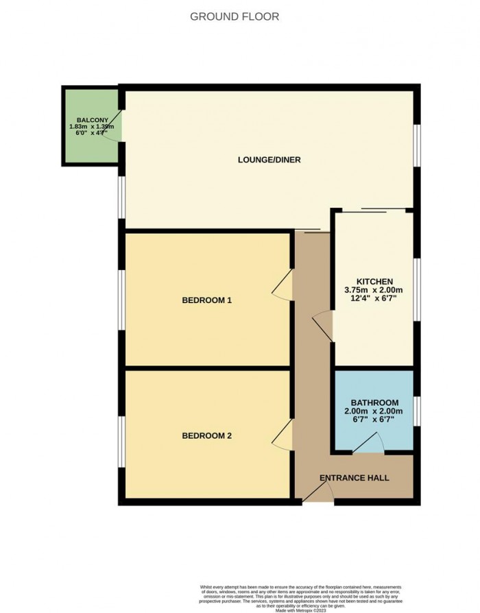 Floorplan for Great Plumtree, Harlow