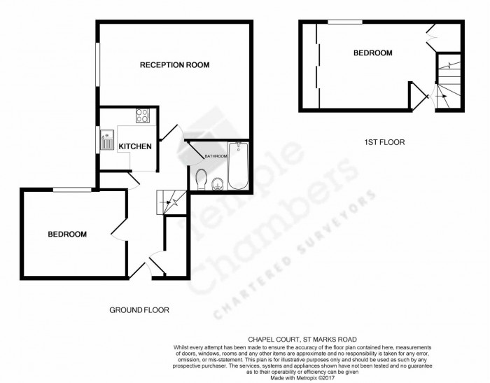 Floorplan for St. Marks Road, Enfield