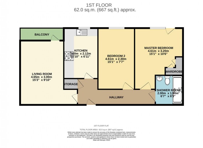 Floorplan for Gascoigne Close, London