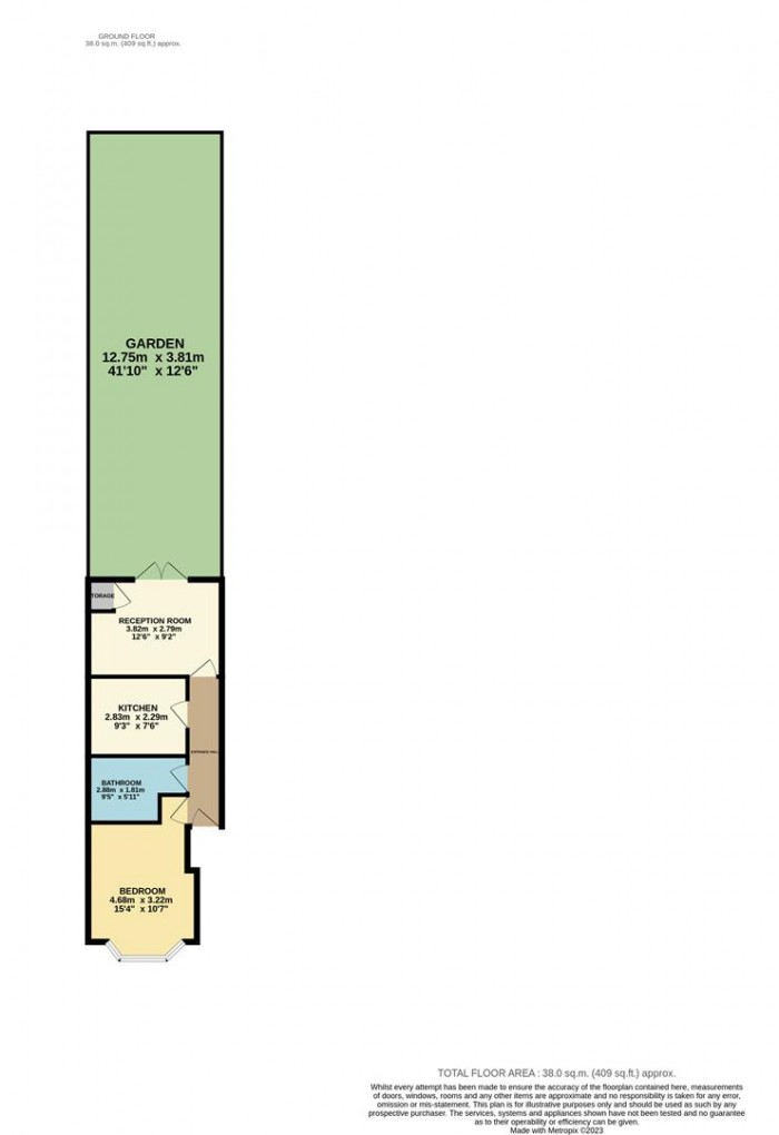 Floorplan for Wellwood Road, Ilford