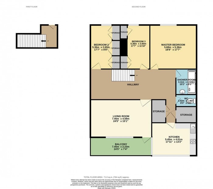 Floorplan for Edgecot Grove, London